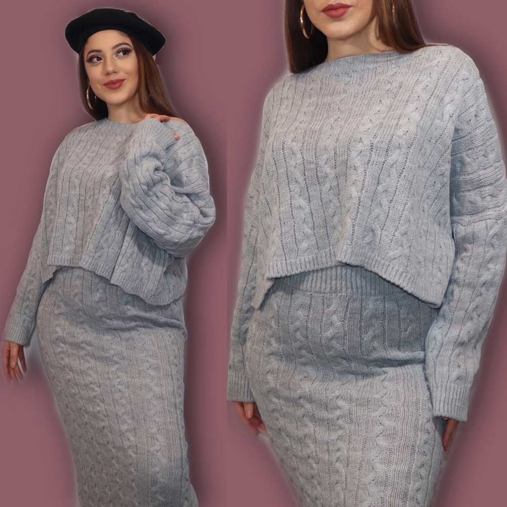 Sweater knit set
